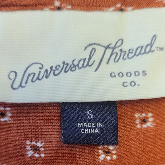 Universal Thread Size S Rust Blouse - Picture 2 of 10